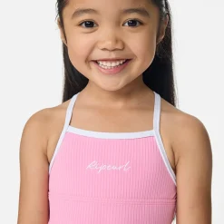 Premium Rib Uv Swimsuit 1-8y