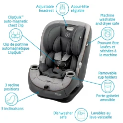 Pria All-in-One Car Seat 4-100lb - Urban Wonder