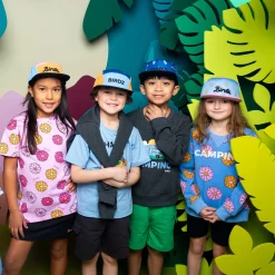 Printed Camping Cap 2-16 y
