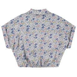 Printed Twist Button Top 7-16