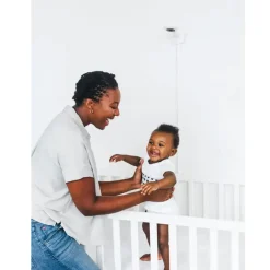 Pro Smart Wall Mount Baby Monitor - White