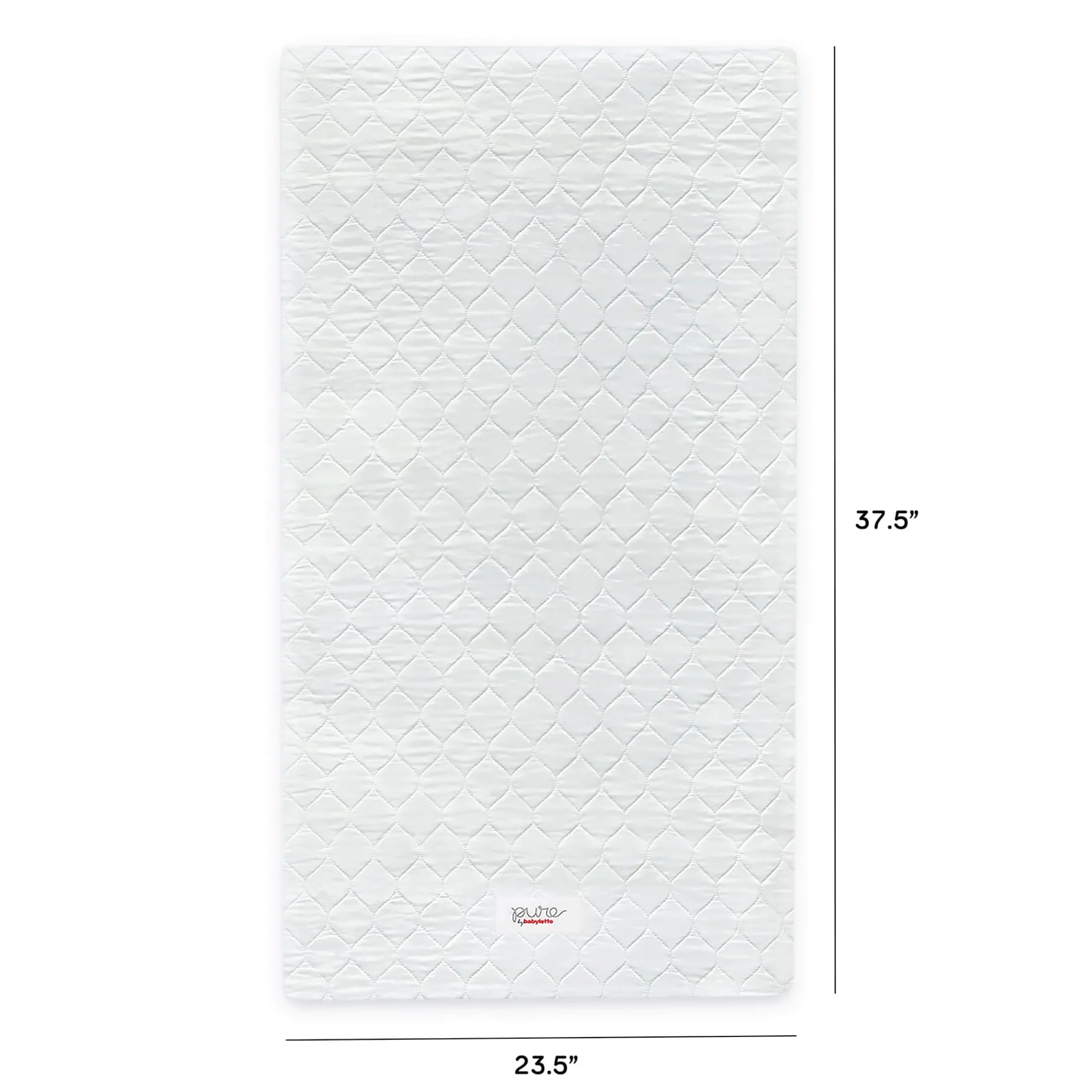 Pure Core Non-Toxic Mini Crib Mattress - Hybrid Cover