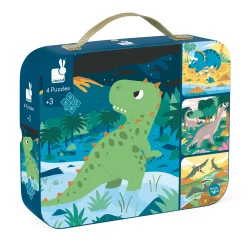 Puzzle 4 in 1 Dinosaurs