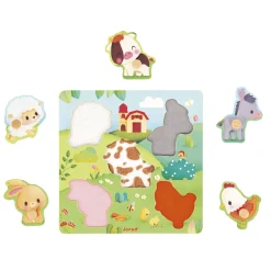 Puzzle Tactile Farm