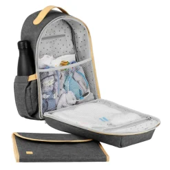 Pyla Diapers Backpack - Smokey Grey