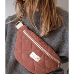 Quilted Waist Bag - Praline