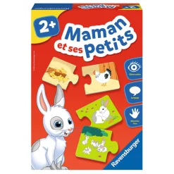 Ravensburger - Jeu Educatif - Maman et ses petits - Découverte des animaux