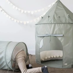 Recycled Fabric Play Tent - Green