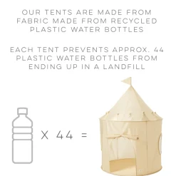 Recycled Fabric Play Tent - Blueberry