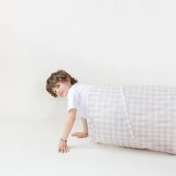 Recycled Fabric Play Tunnel - Gingham
