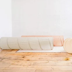 Recycled Fabric Play Tunnel - Gingham