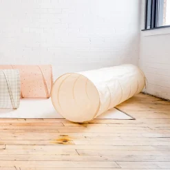Recycled Fabric Play Tunnel - Beige