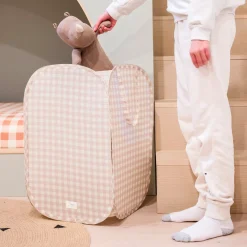 Recycled Pop-Up Laundry Hamper - Gingham
