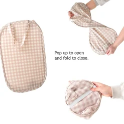 Recycled Pop-Up Laundry Hamper - Gingham