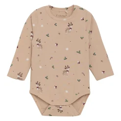 Reindeer Print Bodysuit 6-24m
