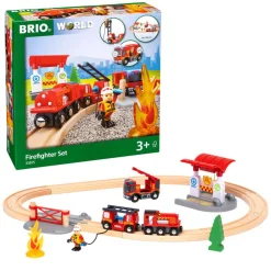 Rescue Firefighter Set - 18-Piece Train Toy