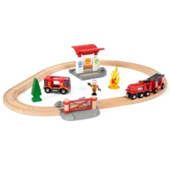 Rescue Firefighter Set - 18-Piece Train Toy