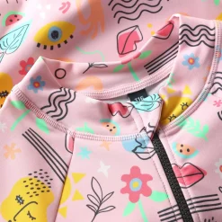 Retro Aop Uv Swimsuit 2-12