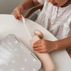 Reusable Utensil Set & Carry Case - Blush