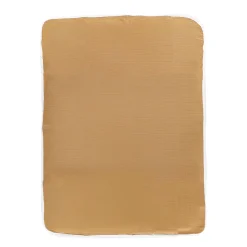 Reversible Muslin Waffle Blanket - Brown / White