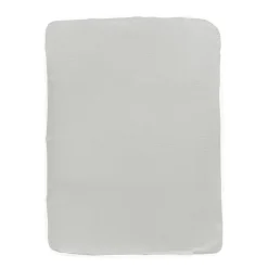 Reversible Muslin Waffle Blanket - Grey / White