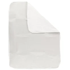 Reversible Muslin Waffle Blanket - Grey / White