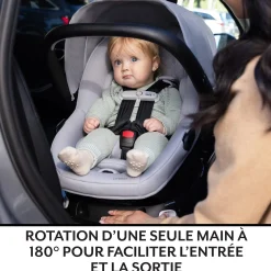 Revolve180 LiteMax NXT Rotational Car Seat with SensorySoothe - Quartz