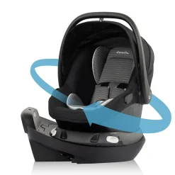 Revolve180 LiteMax NXT Rotational Car Seat - Cinder Gray