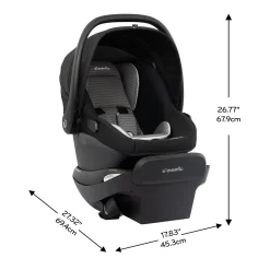 Revolve180 LiteMax NXT Rotational Car Seat - Cinder Gray