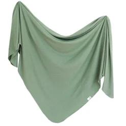 Rib Knit Blanket - Clover