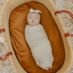 Rib Knit Blanket - Moonstone