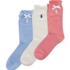 Ribbon Pointelle Sock (3) 4-11y