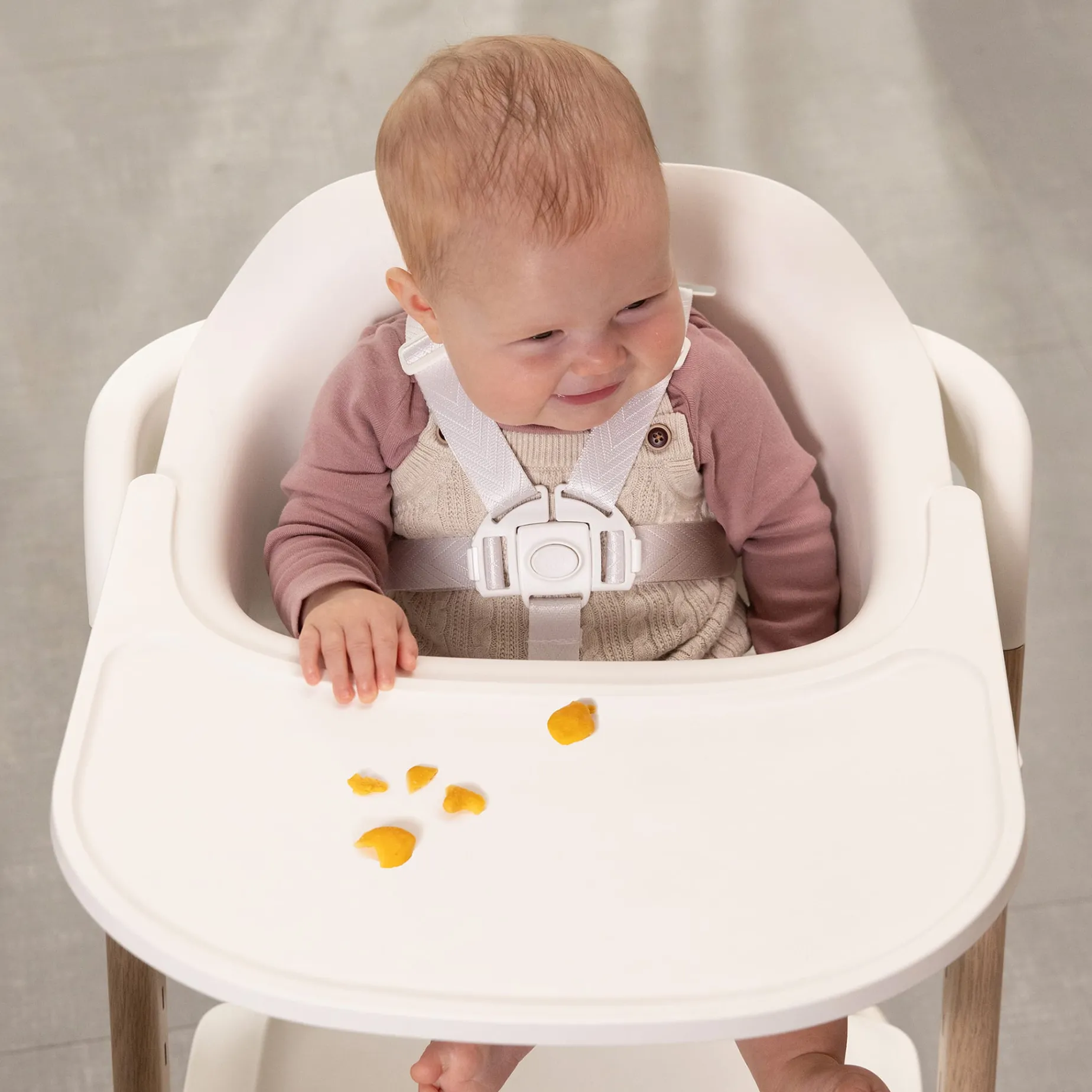 RightSeat Multistage 3-IN-1 High Chair - Sea Salt White