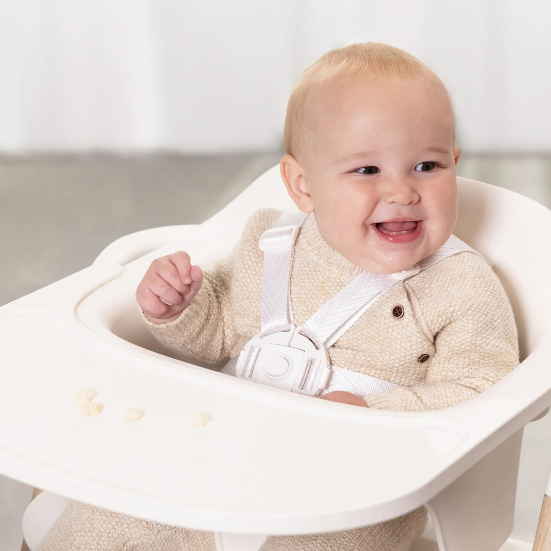 RightSeat Multistage 3-IN-1 High Chair - Sea Salt White