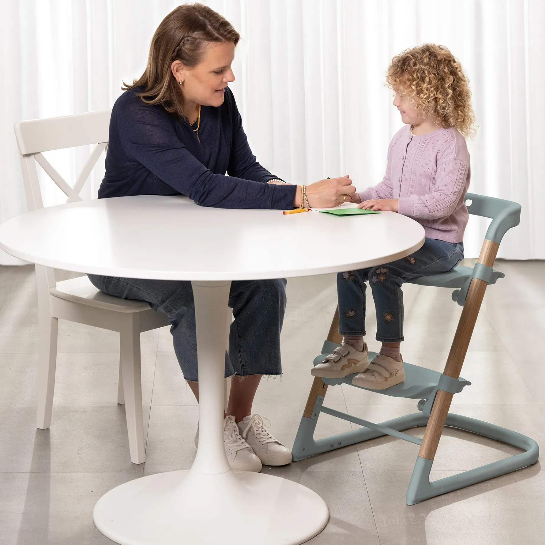 RightSeat Multistage 3-IN-1 High Chair - Sage Green