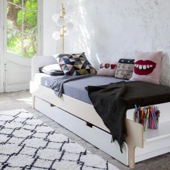 River Trundle Bed - White