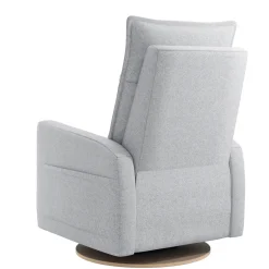 Rocking and Swivel Armchair Arya - Arlo Heather Silver