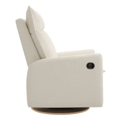 Rocking and Swivel Armchair Arya - Henequen