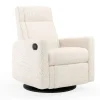 Rocking and Swivel Armchair Nelly - Puppy Pearl
