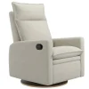 Rocking and Swivel Armchair Arya - Como Sand