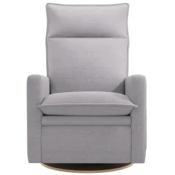 Rocking and Swivel Armchair Arya - Como Dove Grey