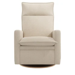 Rocking and Swivel Armchair Arya - Beyond Sheep Cream - Motorized Electric