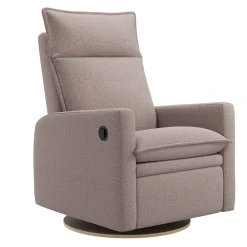 Rocking and Swivel Armchair Arya - Arlo Beige