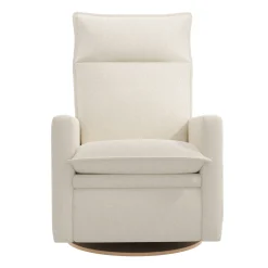 Rocking and Swivel Armchair Arya - Henequen - Motorized Electric