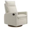 Rocking and Swivel Armchair Arya - Nubia Ivory