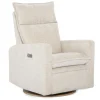 Rocking and Swivel Armchair Arya - Puppy Sand - Motorized Electric