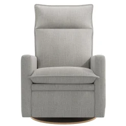 Rocking and Swivel Armchair Arya - Nubia Silver