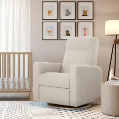 Rocking and Swivel Armchair Nelly - Alta™ 10 091 / Natural (Clement Exclusive)