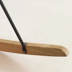 Rocking Chair - Balka Black Rattan