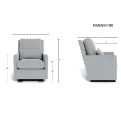 Rockingchair Comos Dune Walnut